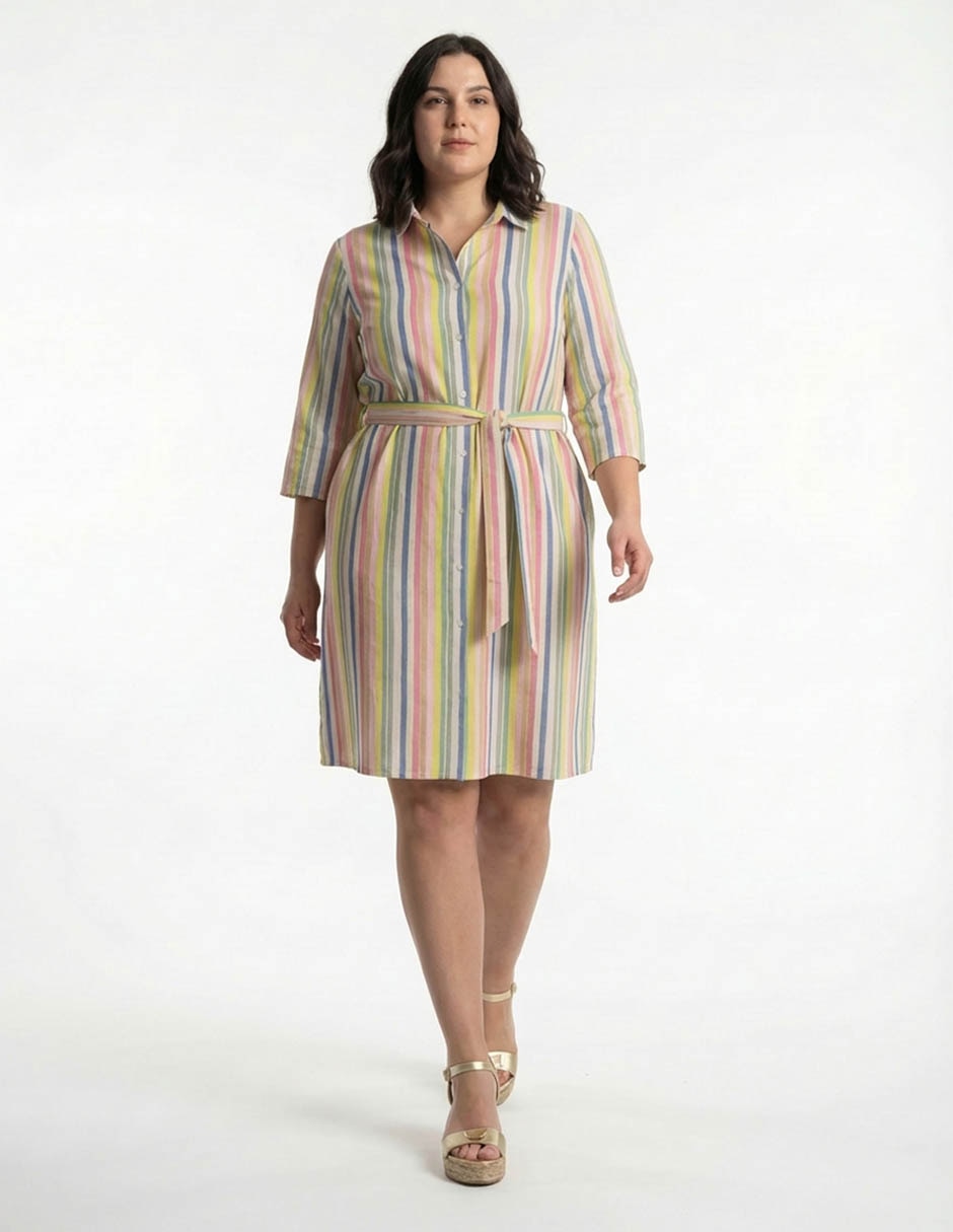 Vestido 3/4 casual para mujer 4