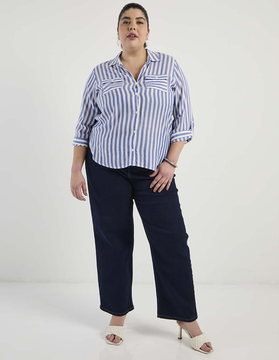 Jeans straight para mujer 4