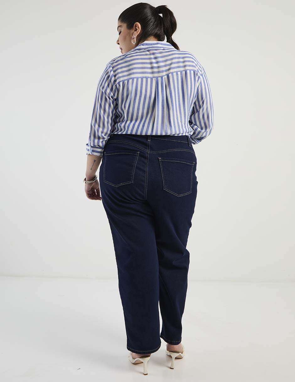 Jeans straight para mujer 6