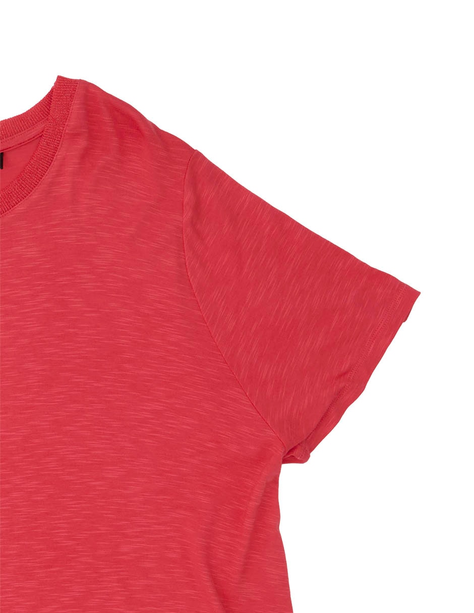 Playera manga corta Lieb Plus cuello redondo para mujer