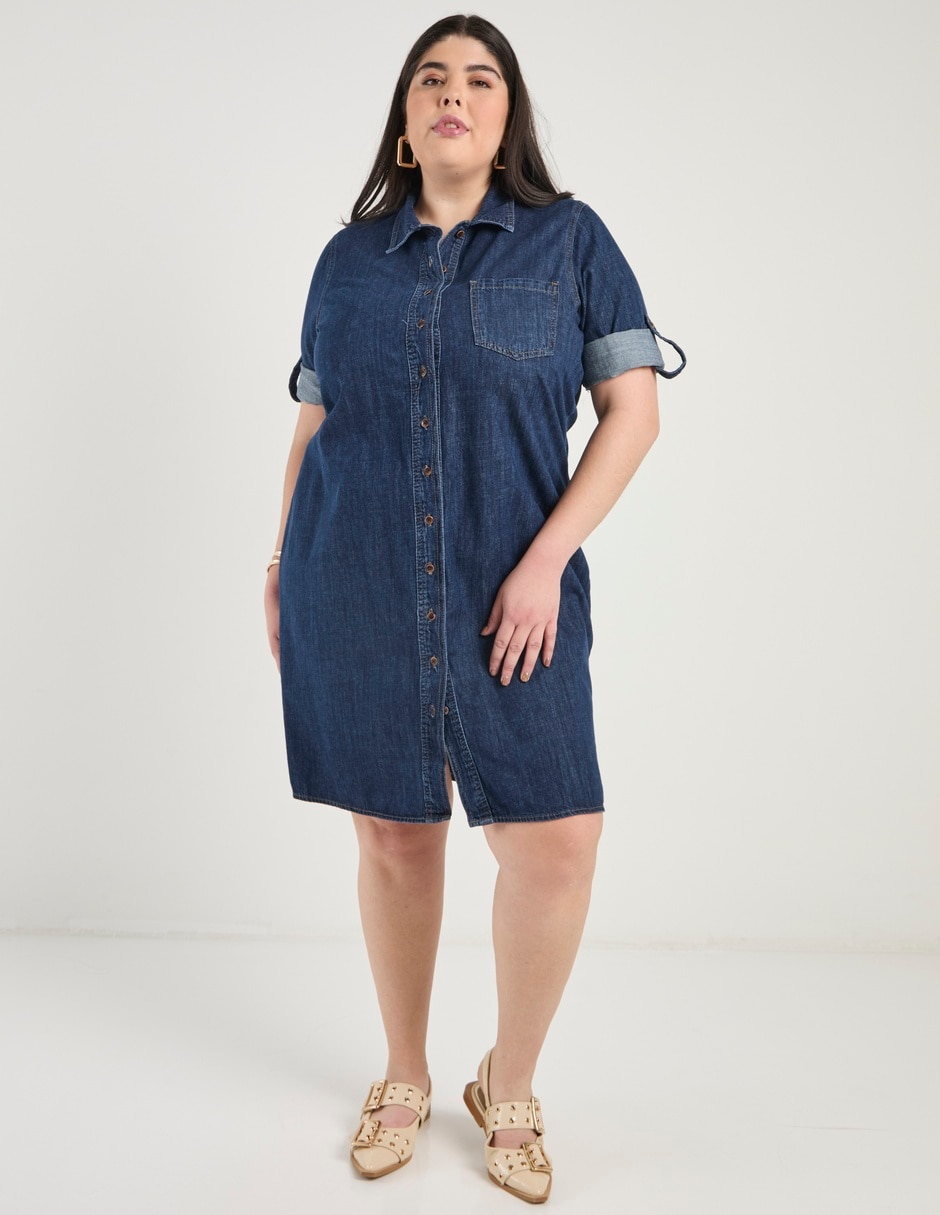 Vestido a la rodilla casual para mujer 7
