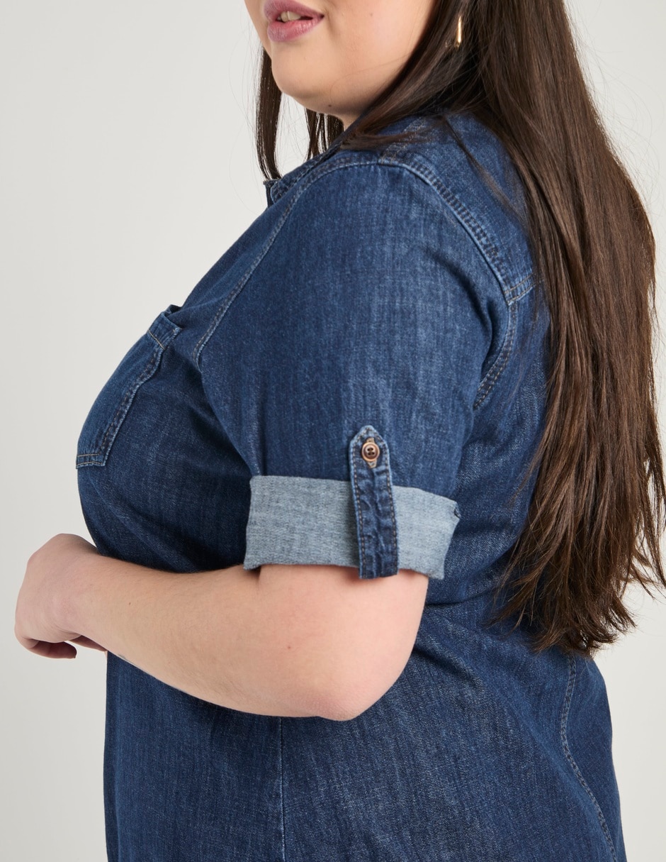 Vestido a la rodilla casual para mujer 10