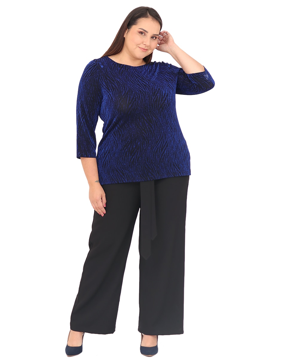 Blusa cariló manga 3/4 para mujer