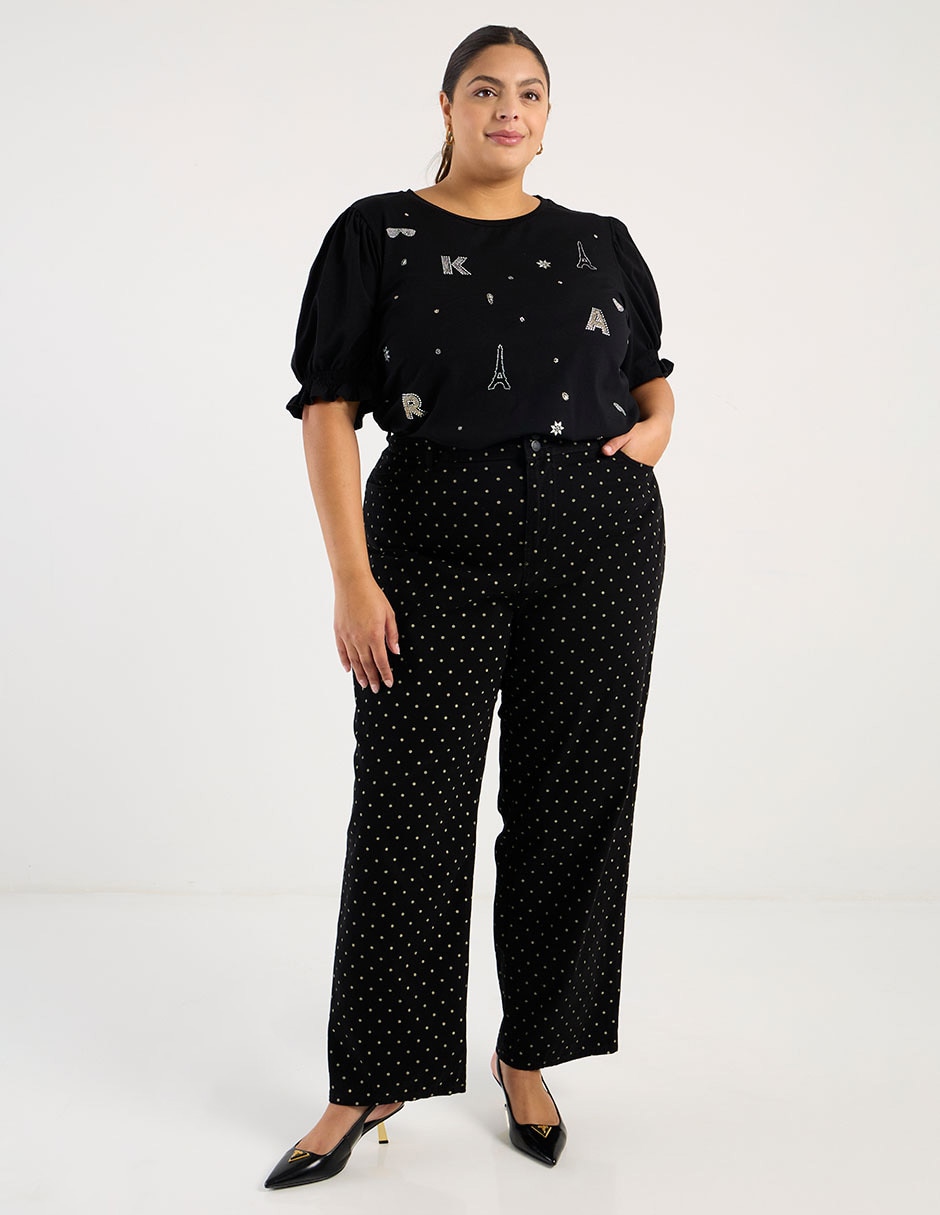 Pantalón straight para mujer 4