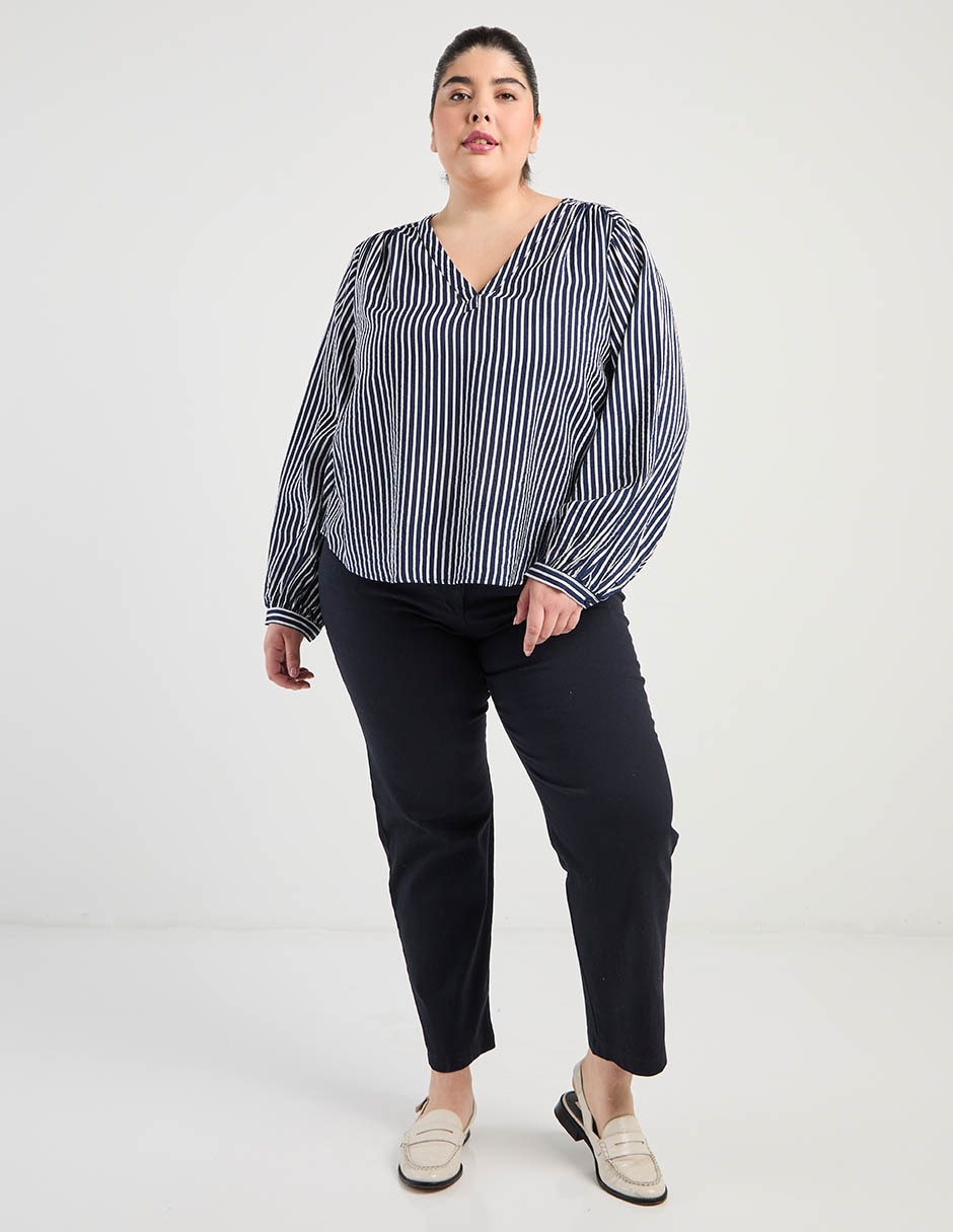 Blusa manga larga para mujer 7