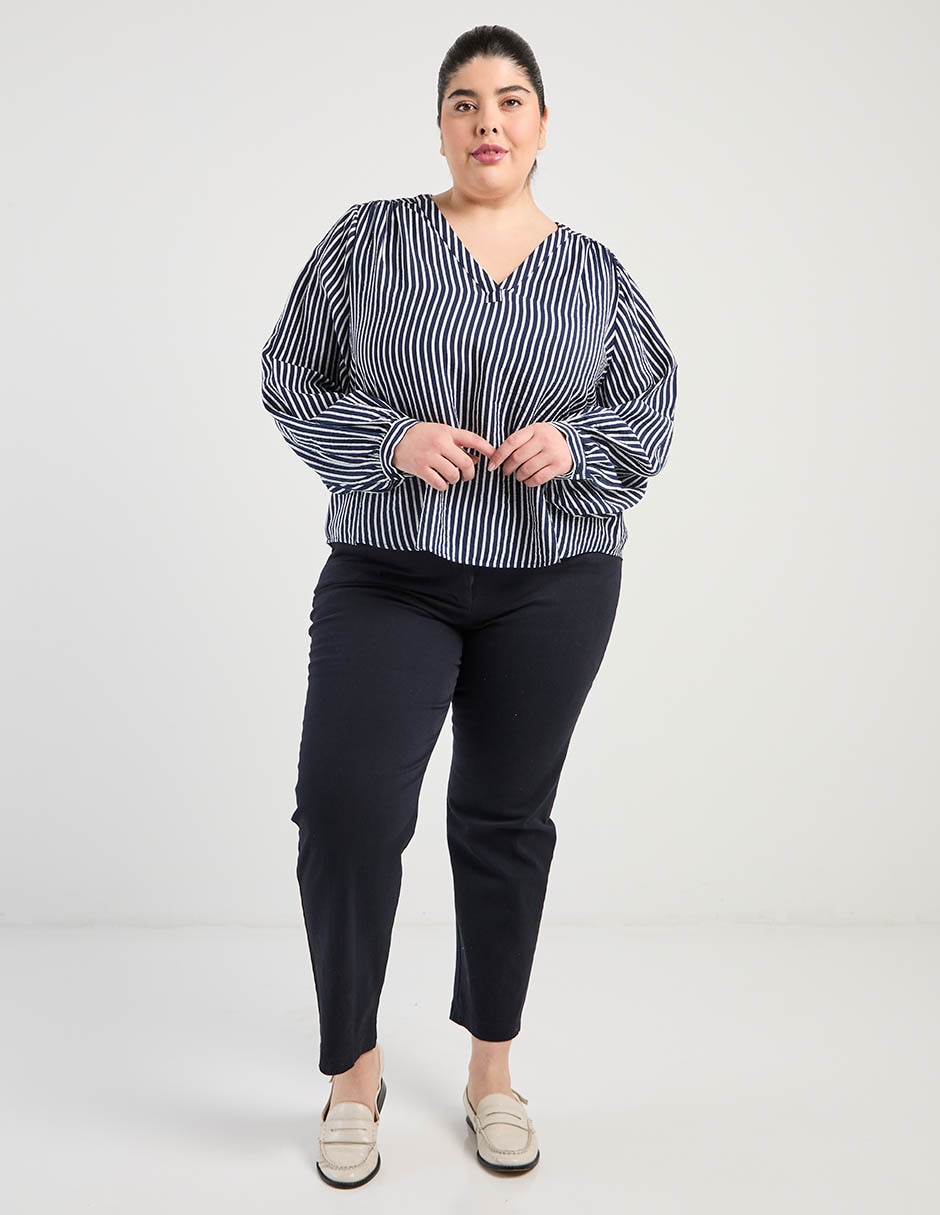Blusa manga larga para mujer 8
