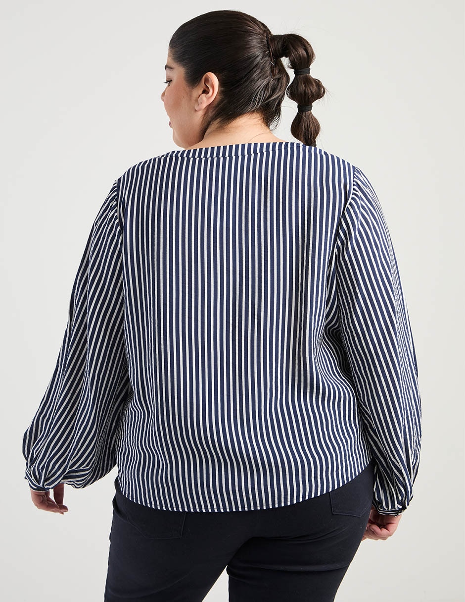 Blusa manga larga para mujer 11