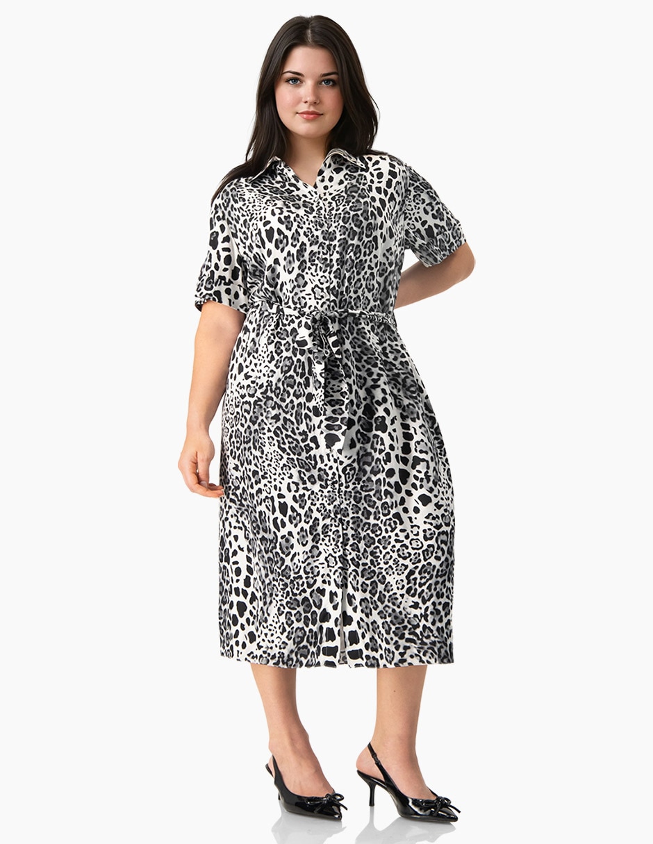 Vestido midi casual para mujer Vestido midi casual para mujer