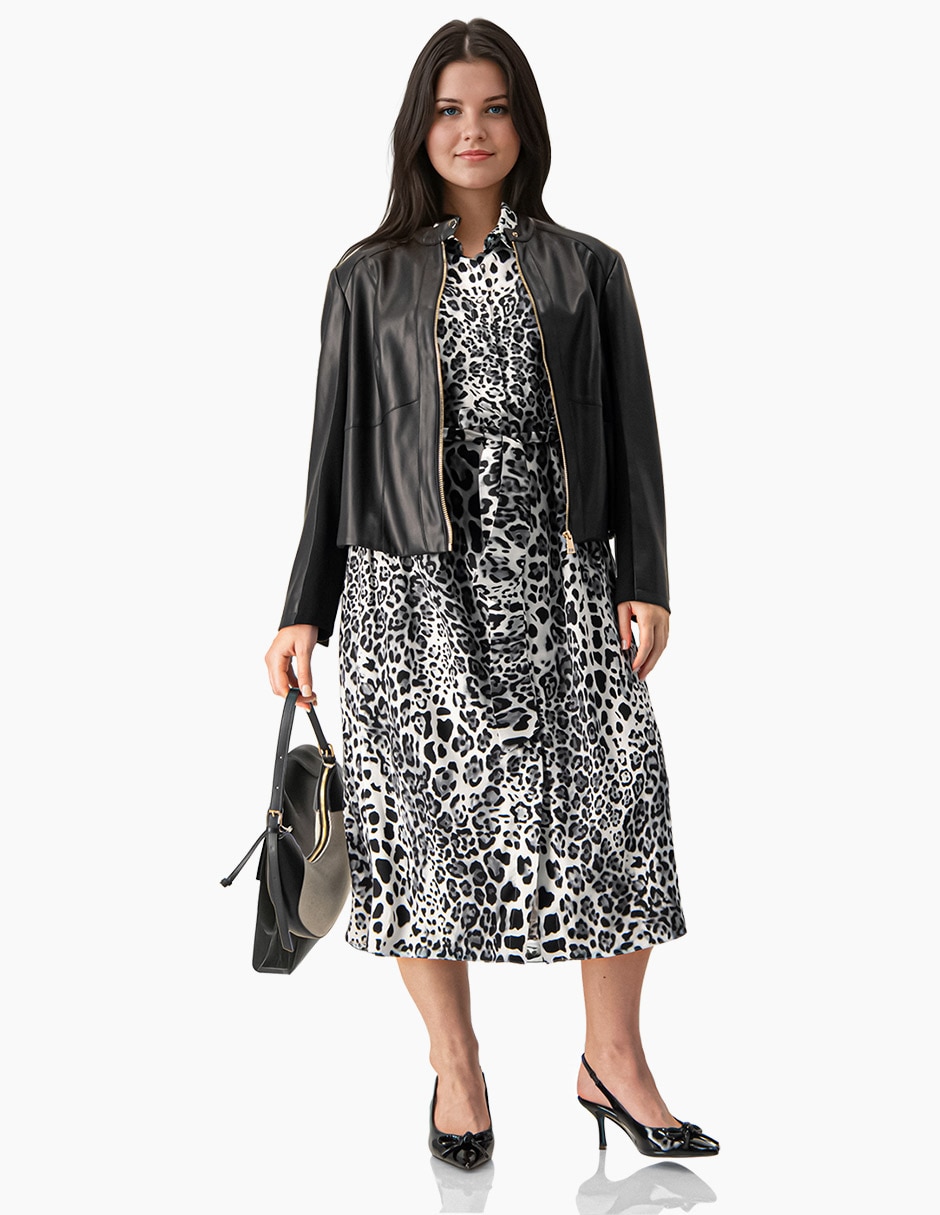 Vestido midi casual para mujer