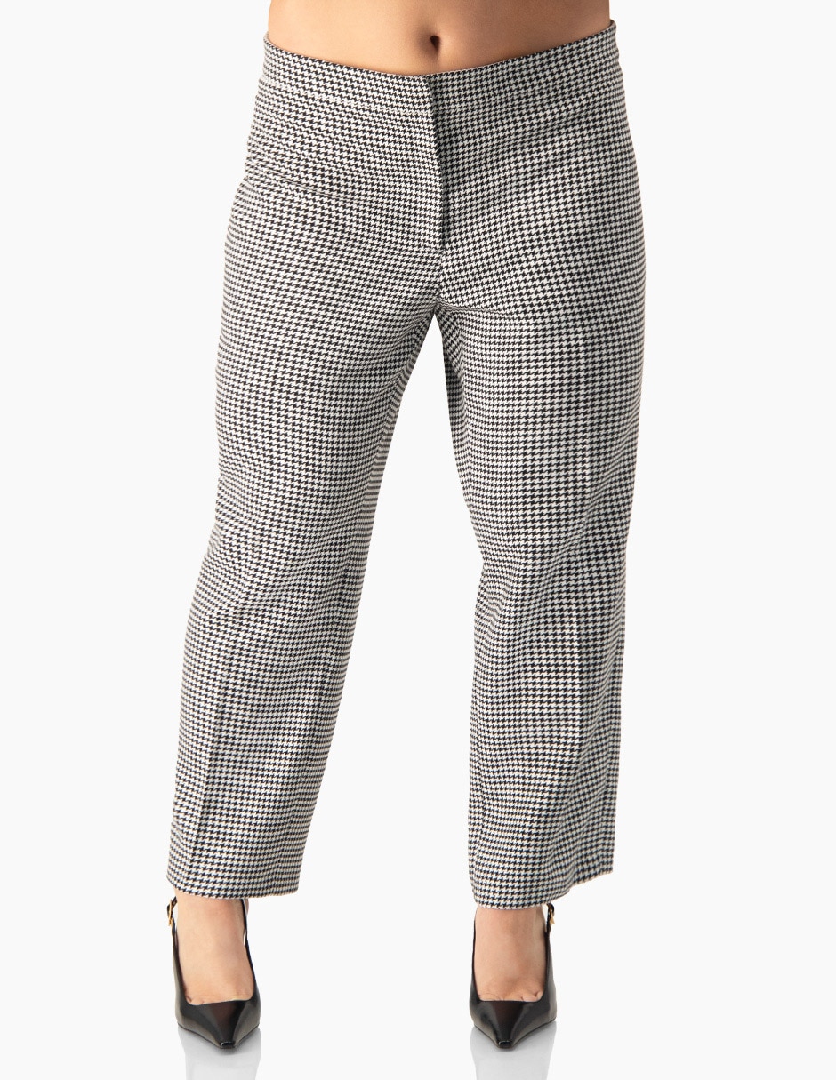 Pantalón de vestir straight para mujer Pantalón de vestir straight para mujer