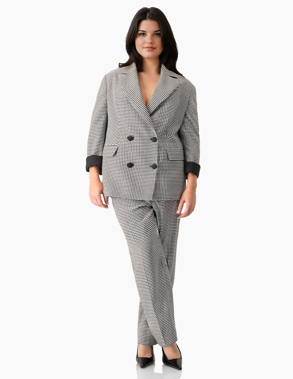 Pantalón de vestir straight para mujer 4