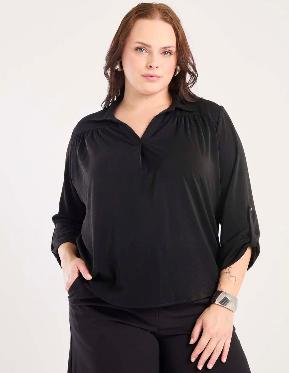 Blusa Davinchy manga 3/4 para mujer