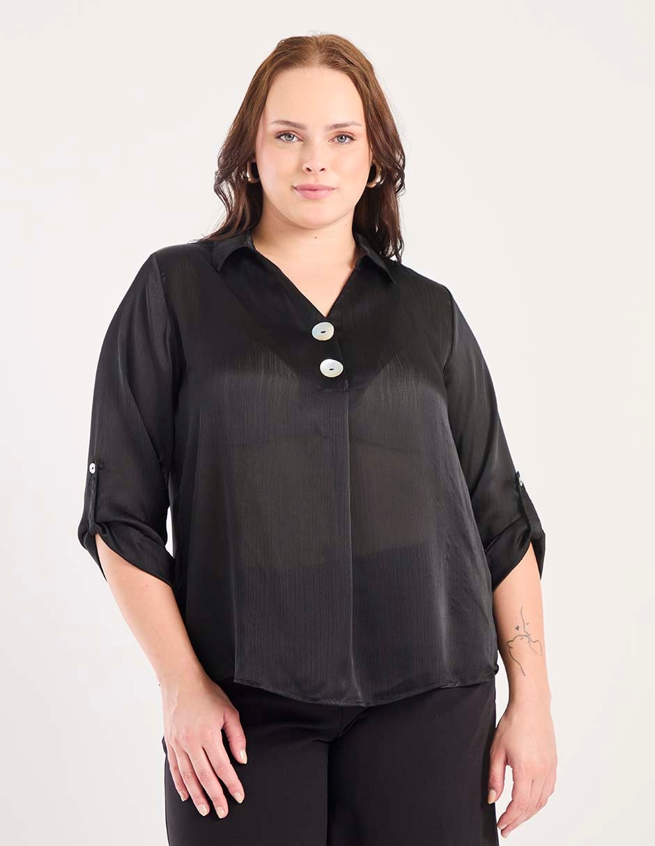 Blusa manga 3/4 para mujer 1
