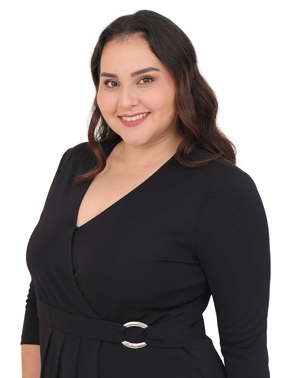 Vestido a la rodilla formal cariló grupo barema para mujer