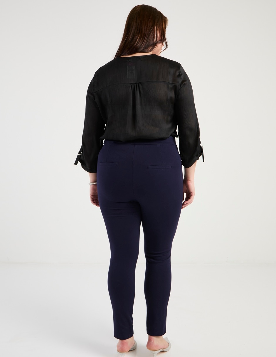 Pantalón de vestir slim para mujer