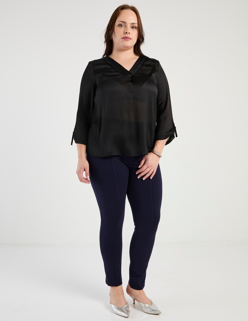Pantalón de vestir slim para mujer