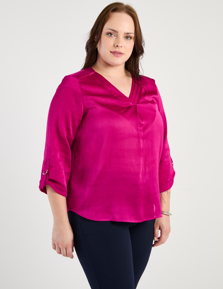 Blusa manga 3/4 para mujer 1