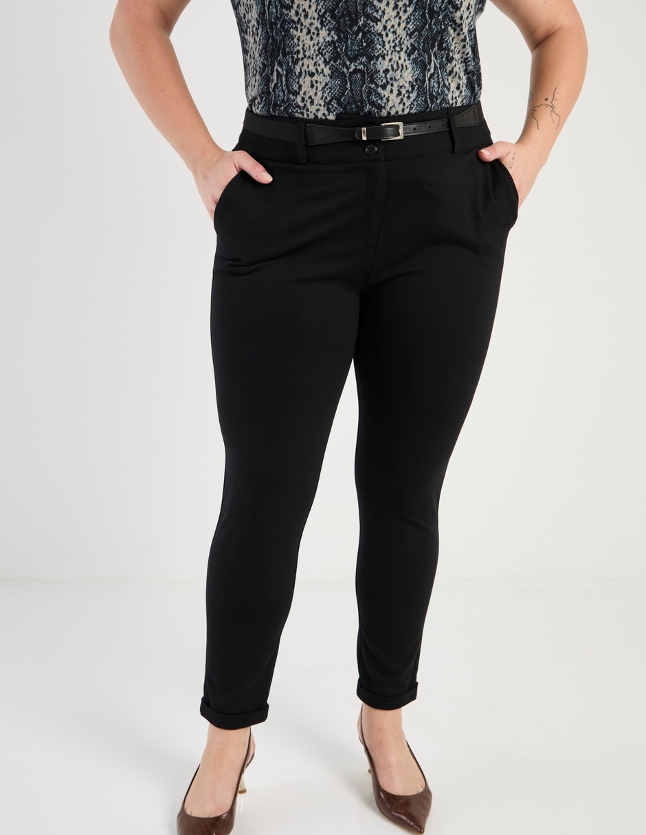Pantalón chino slim para mujer 1