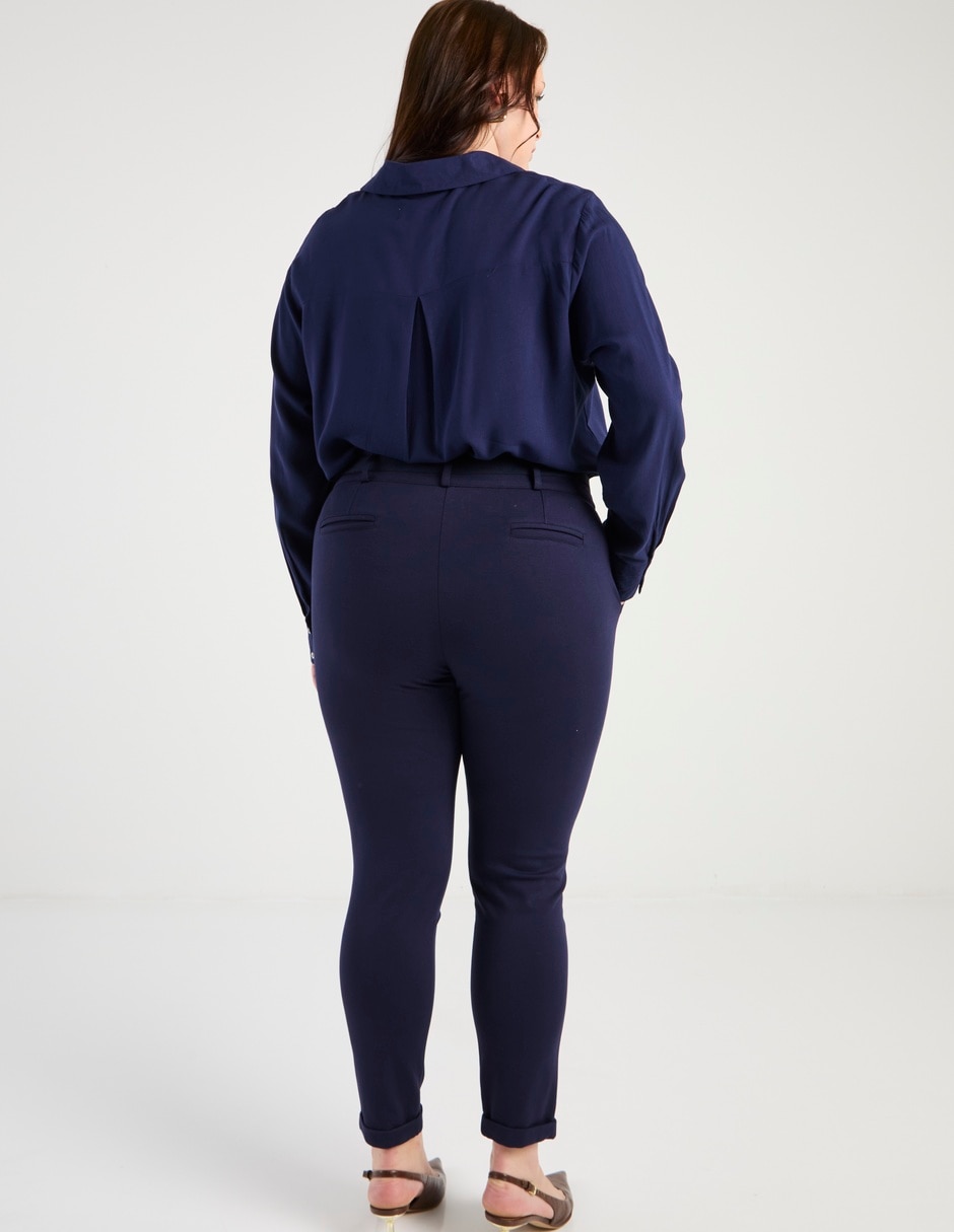Pantalón chino Davinchy slim para mujer