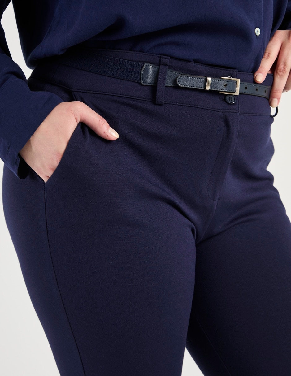 Pantalón chino Davinchy slim para mujer