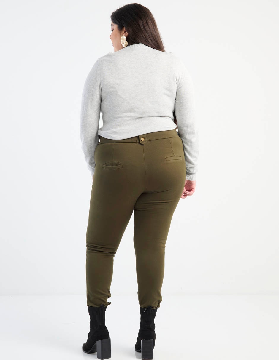 Pantalón de vestir slim para mujer