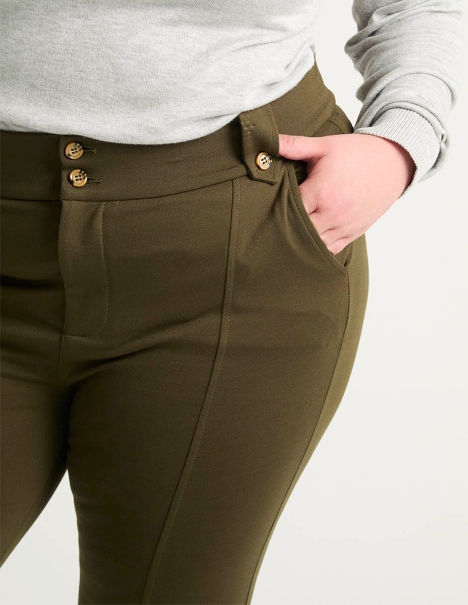 Pantalón de vestir slim para mujer
