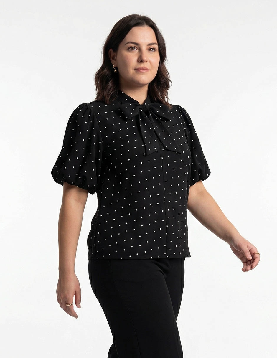Blusa manga al codo para mujer 1