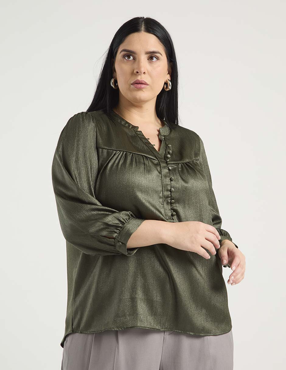 Blusa manga 3/4 para mujer 1