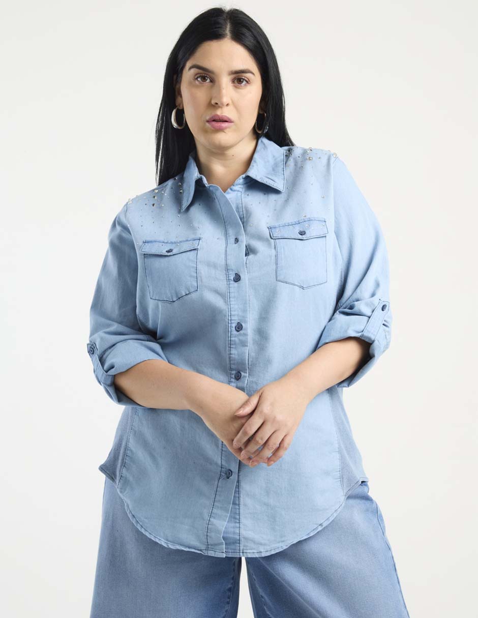 Blusa manga 3/4 para mujer 1