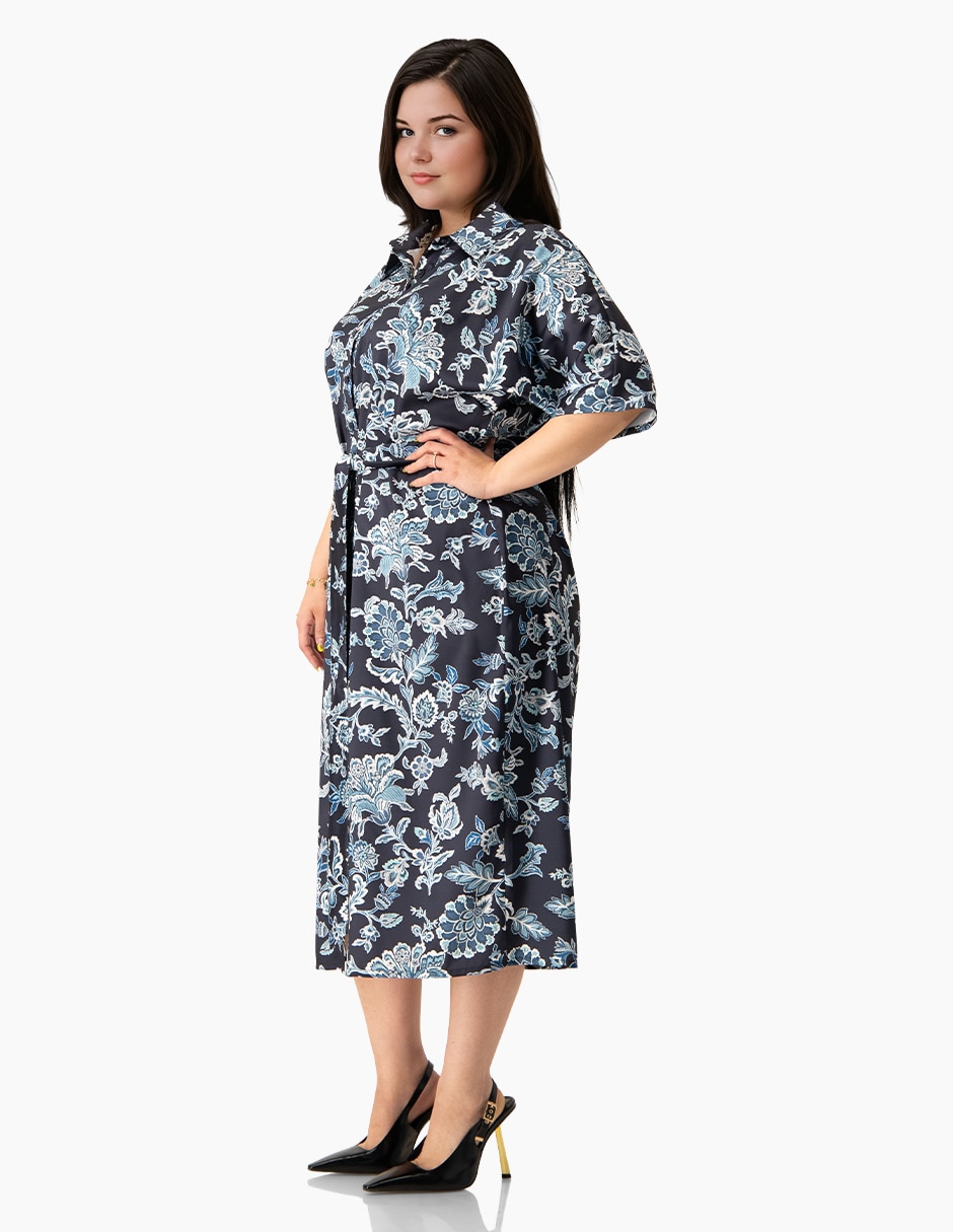 Vestido midi casual para mujer