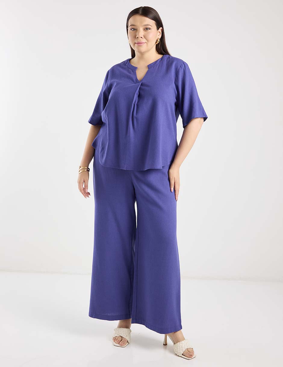 Blusa manga al codo para mujer 3
