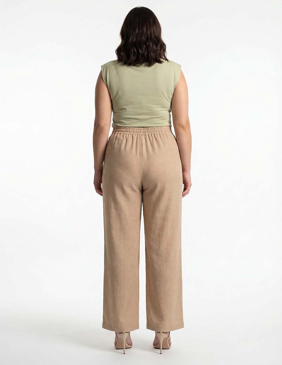 Pantalón relaxed straight para mujer 6