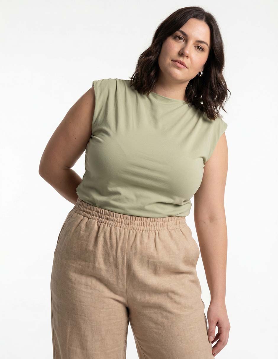 Pantalón relaxed straight para mujer 8