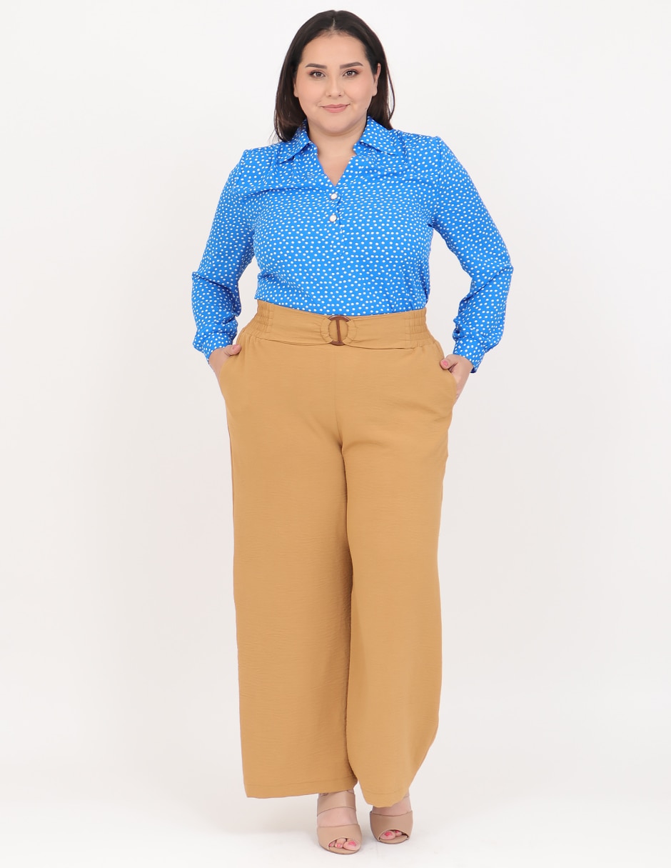 Pantalón relaxed cariló amplio para mujer