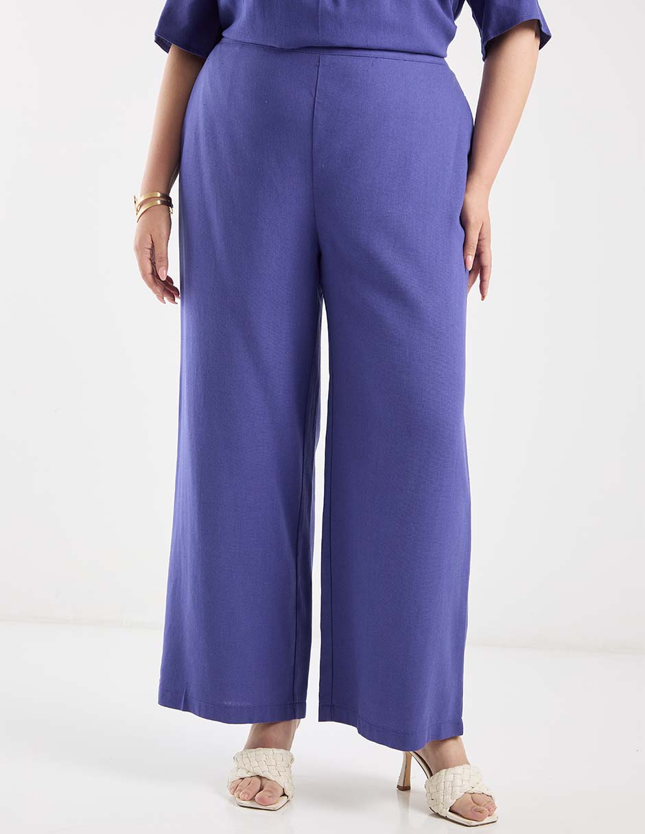 Pantalón relaxed amplio para mujer 1