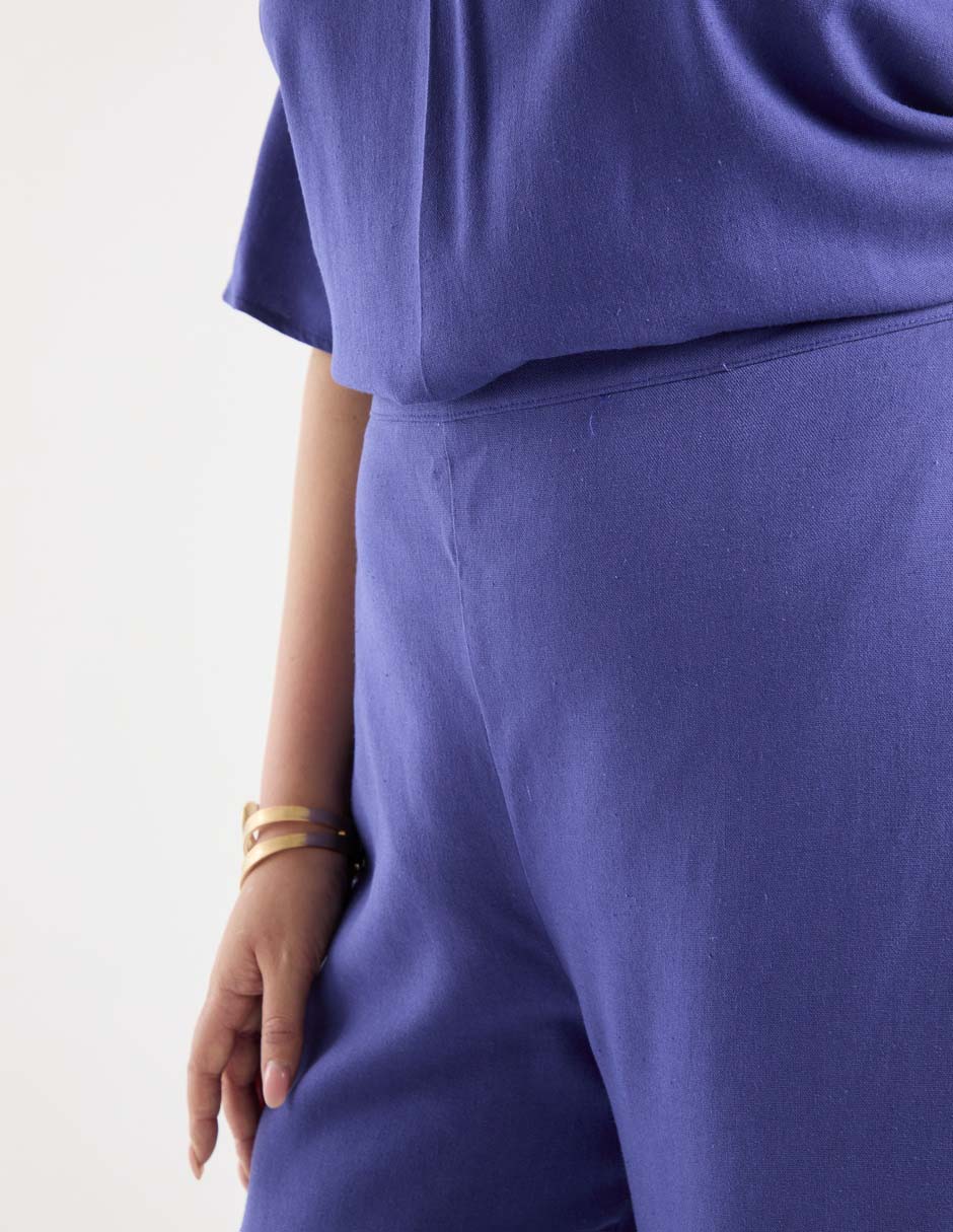 Pantalón relaxed amplio para mujer 13
