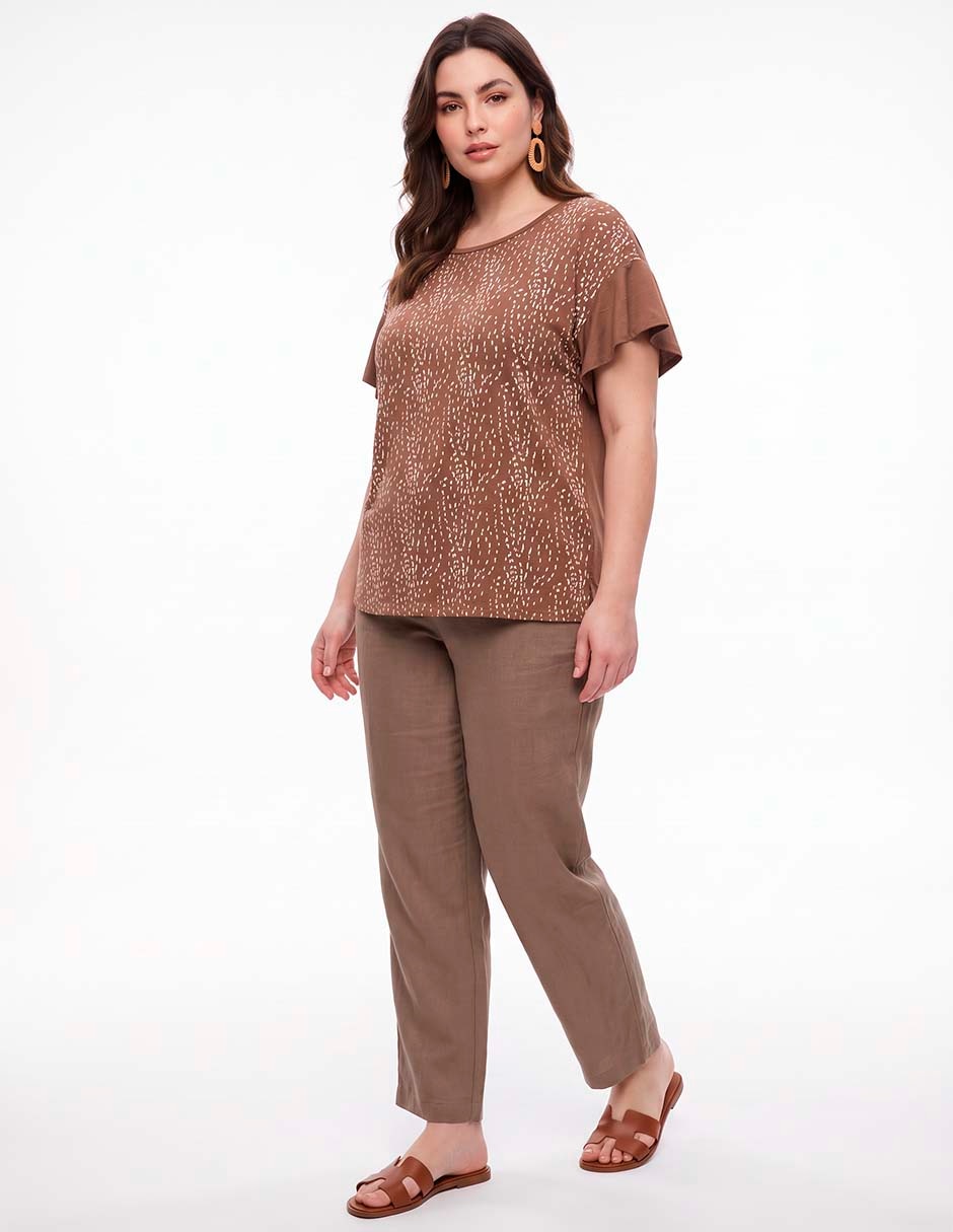 Blusa manga corta para mujer 3