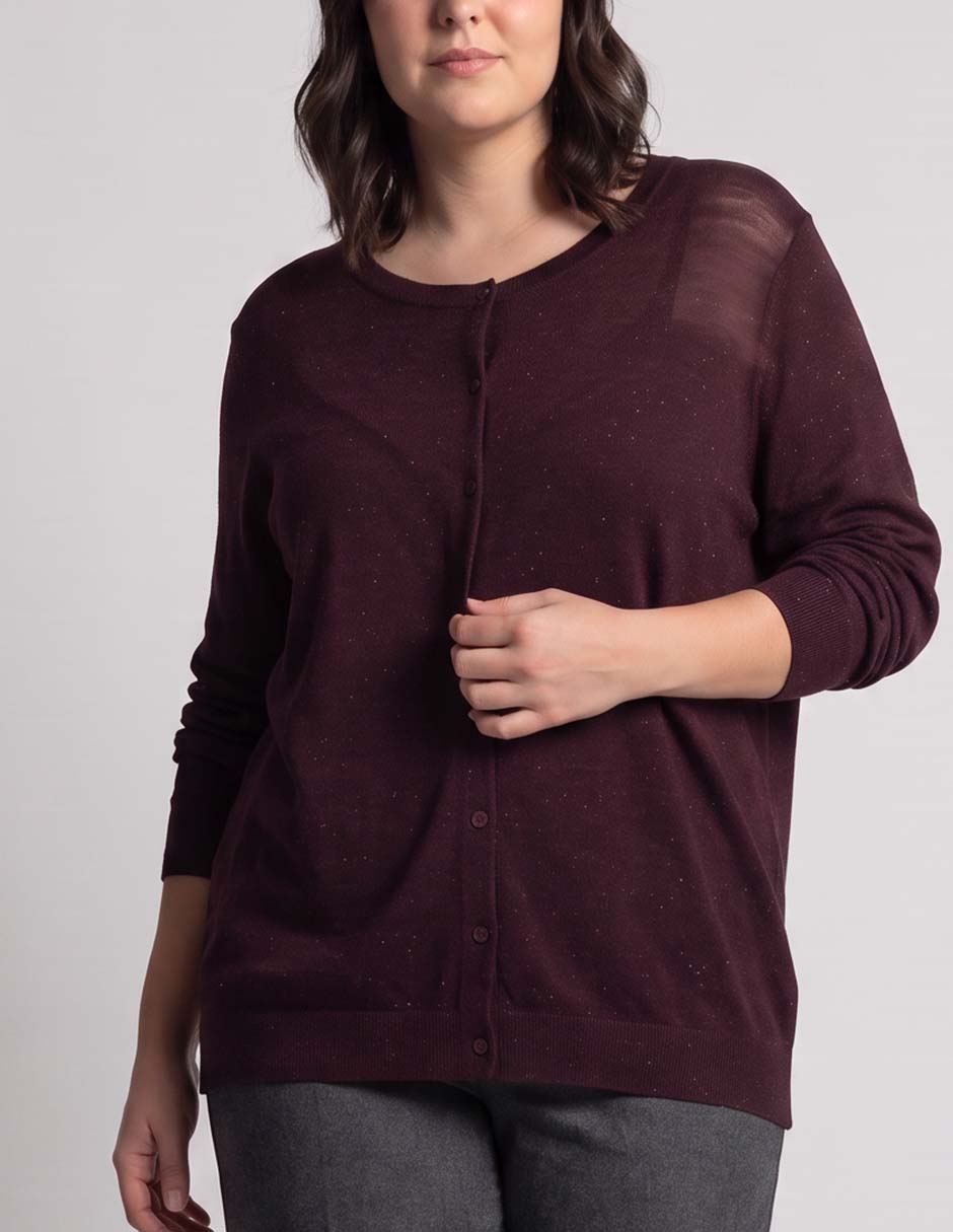 Suéter cuello redondo para mujer 2