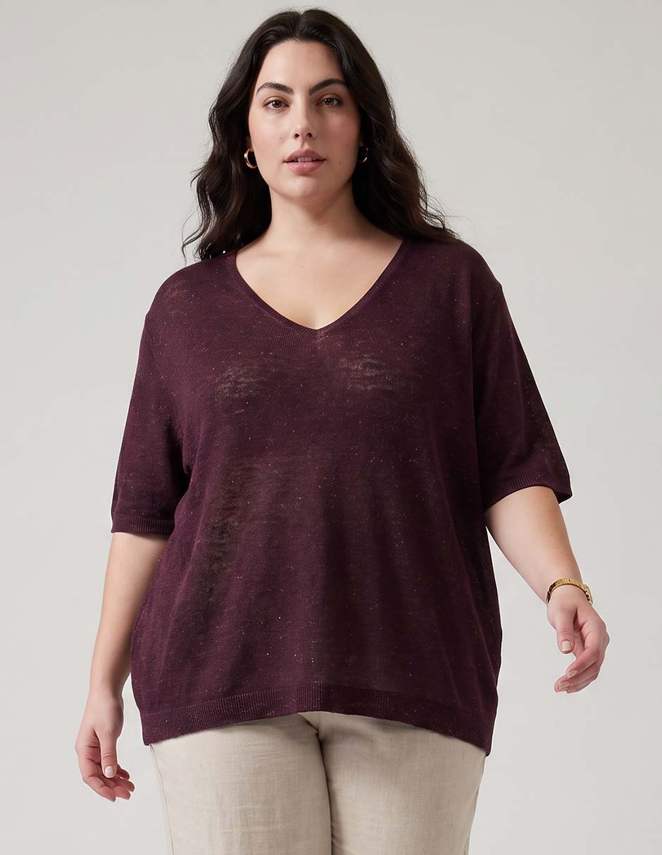 Blusa manga al codo para mujer Blusa manga al codo para mujer