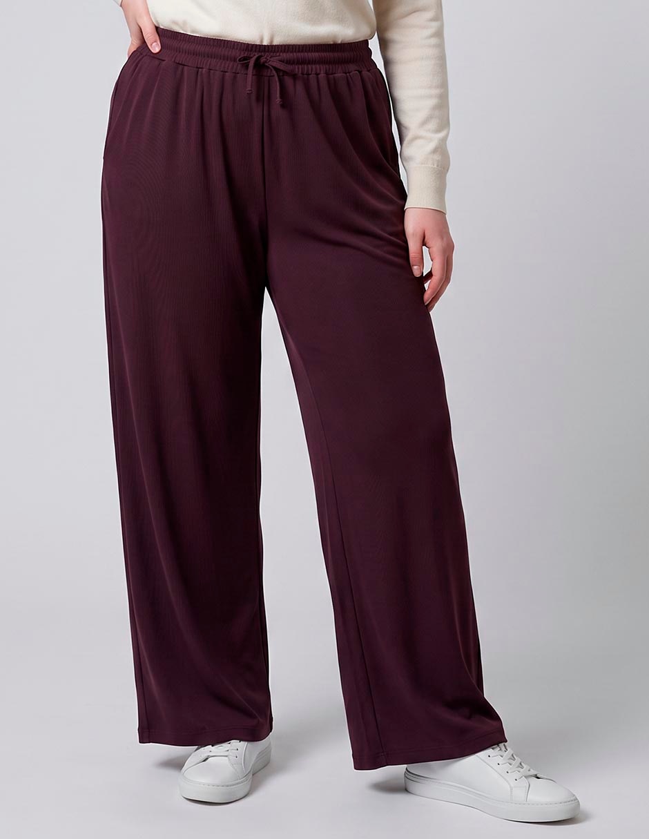 Pants amplio con jareta para mujer Pants amplio con jareta para mujer