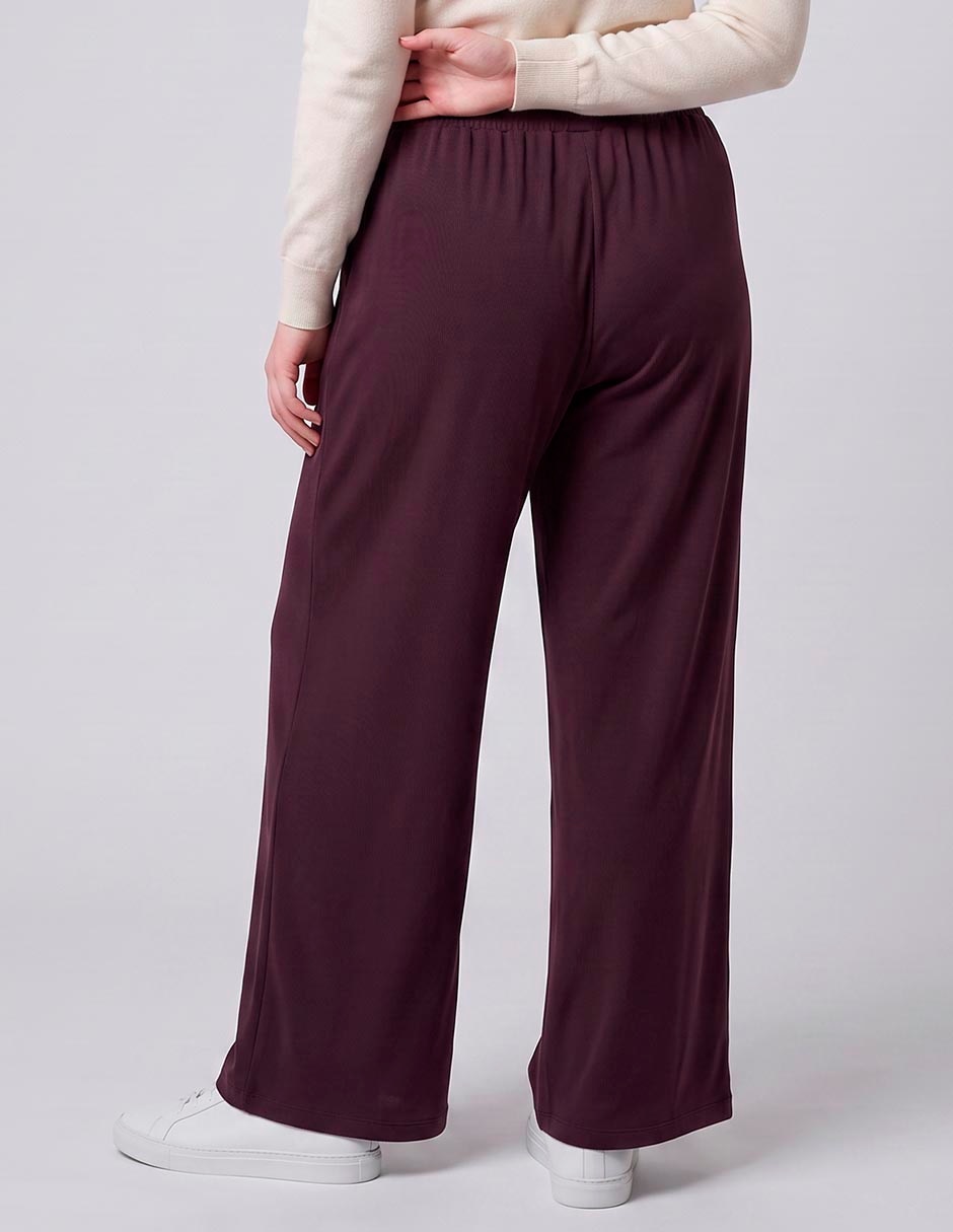 Pants amplio con jareta para mujer 3