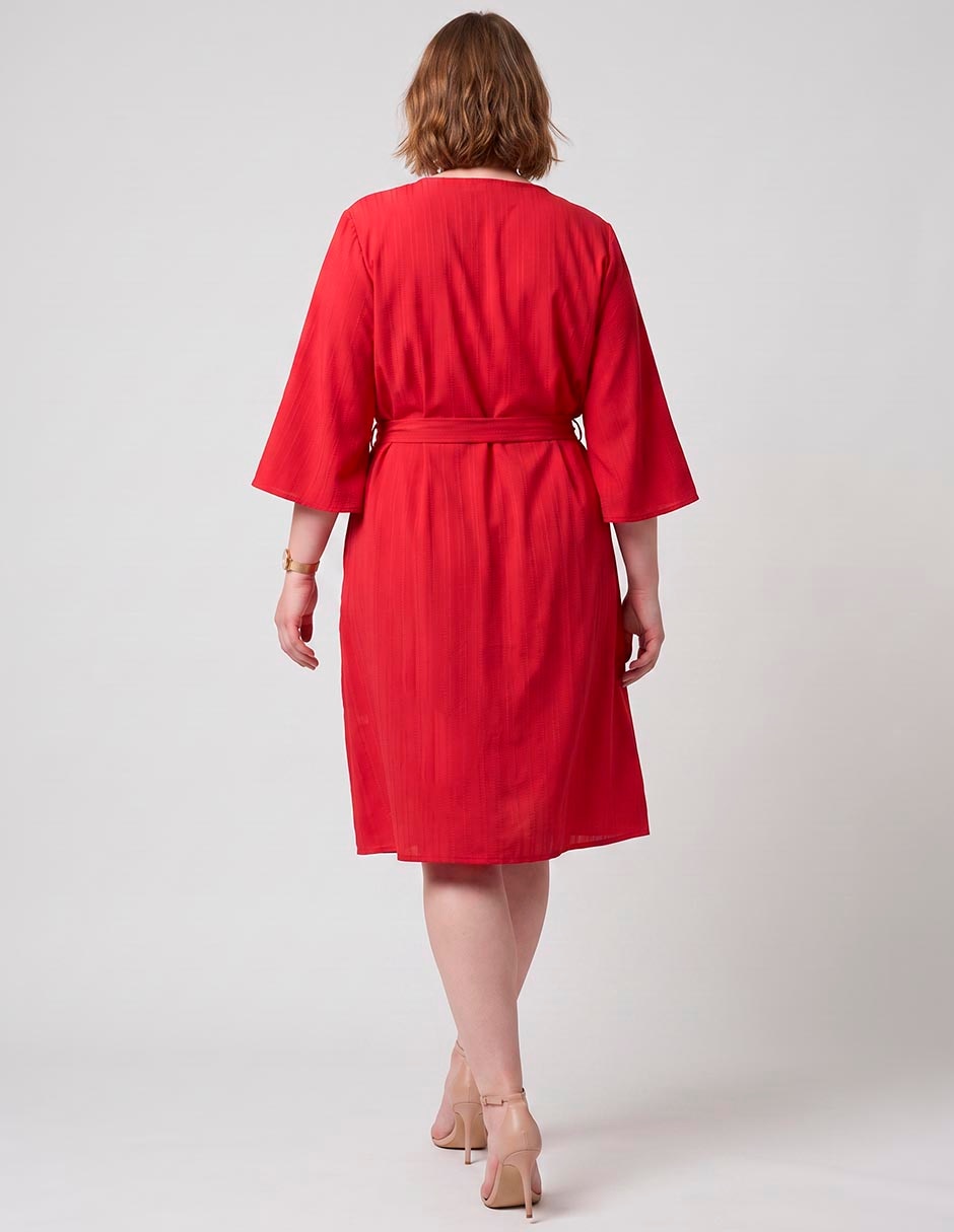 Vestido a la rodilla casual para mujer 2