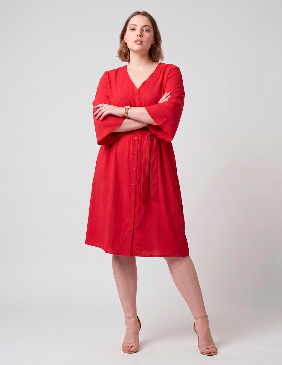 Vestido a la rodilla casual para mujer 3