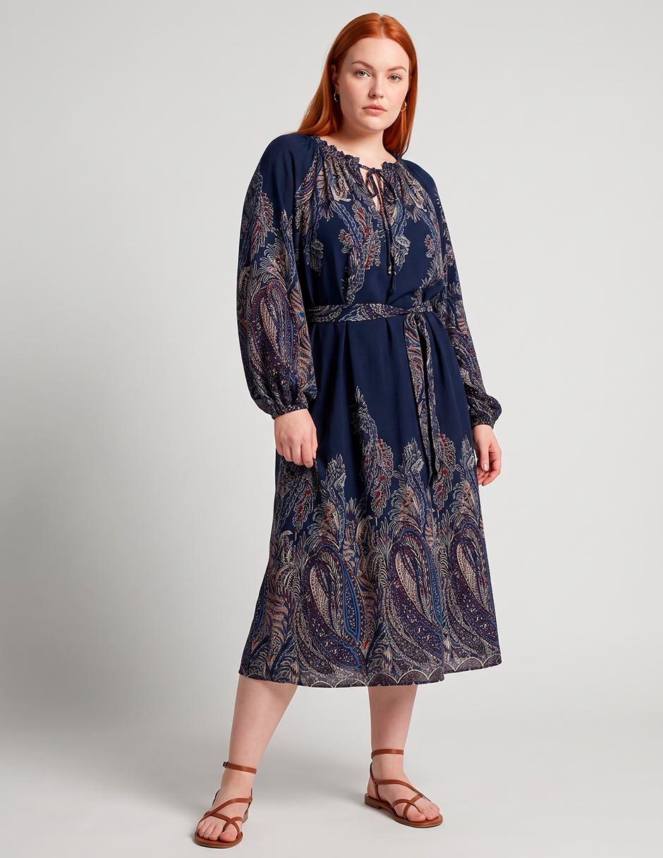 Vestido midi casual para mujer