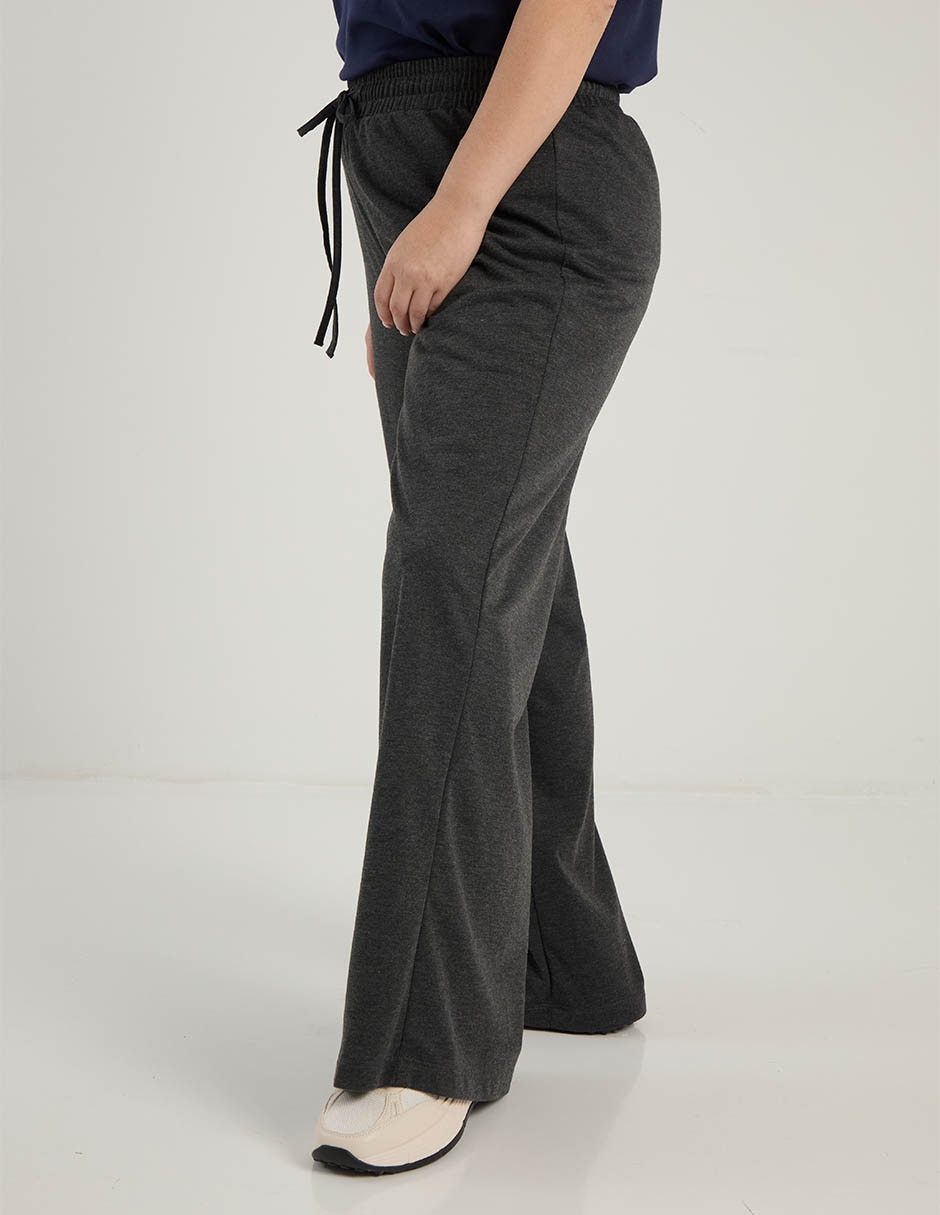 Pants regular con jareta para mujer