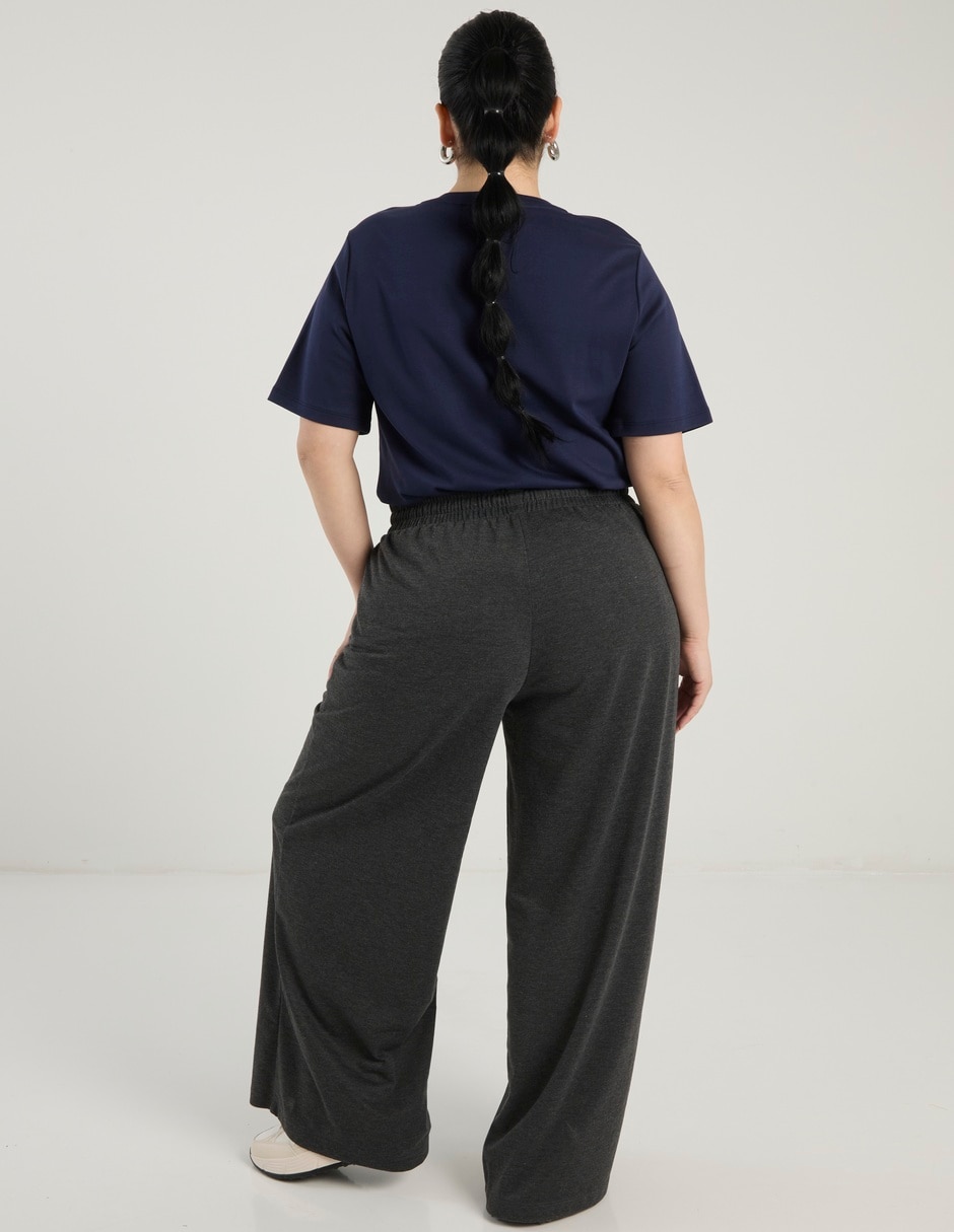 Pants regular con jareta para mujer 11