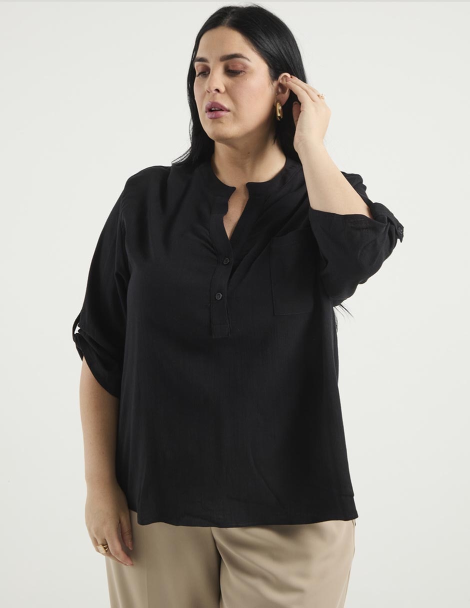 Blusa manga 3/4 para mujer 1