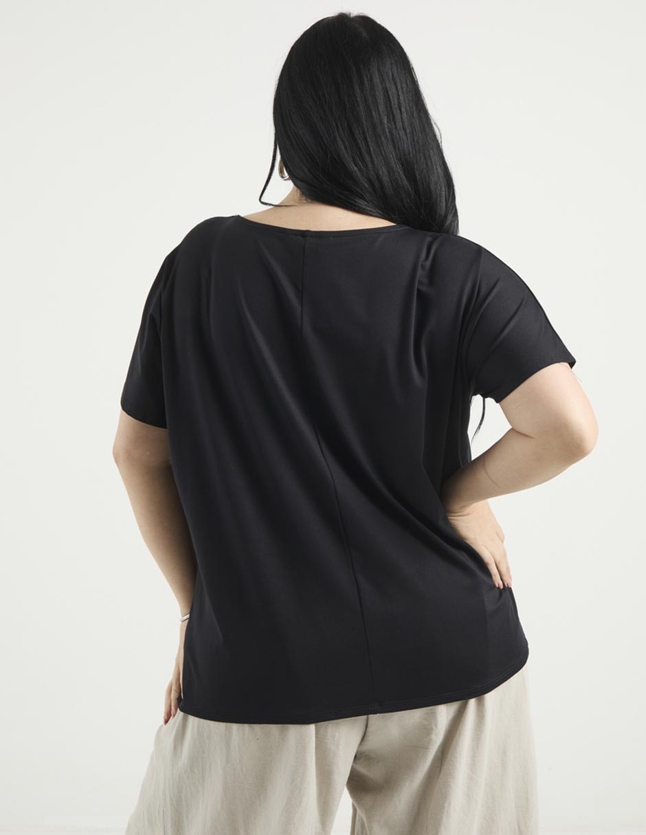 Blusa manga corta para mujer 5