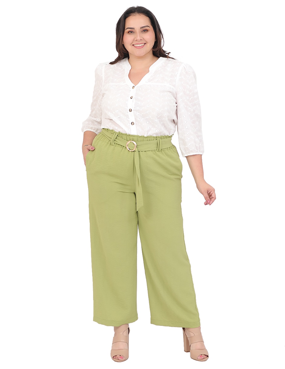 Pantalón cariló amplio para mujer