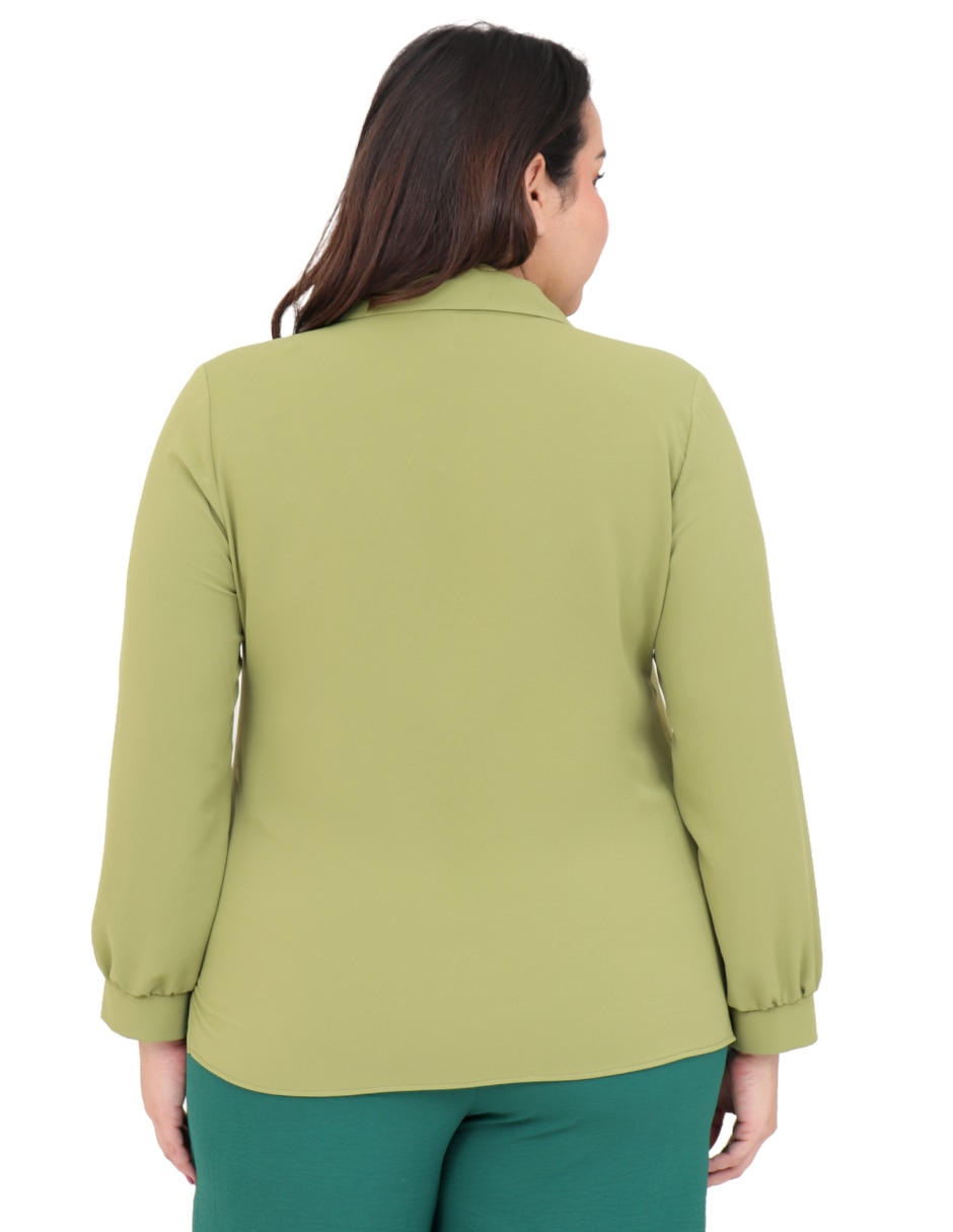 Blusa cariló manga larga para mujer